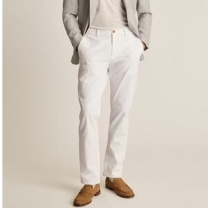 Bonobos White Slim Fit Chino